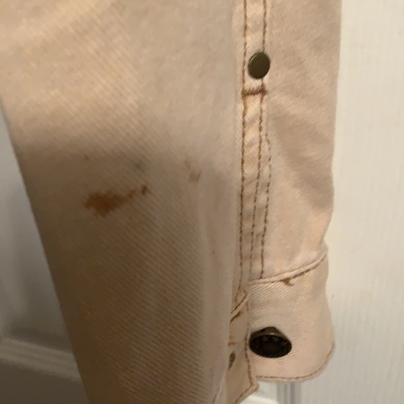 Awesome free people tan jean jacket - Picture 5 of 6